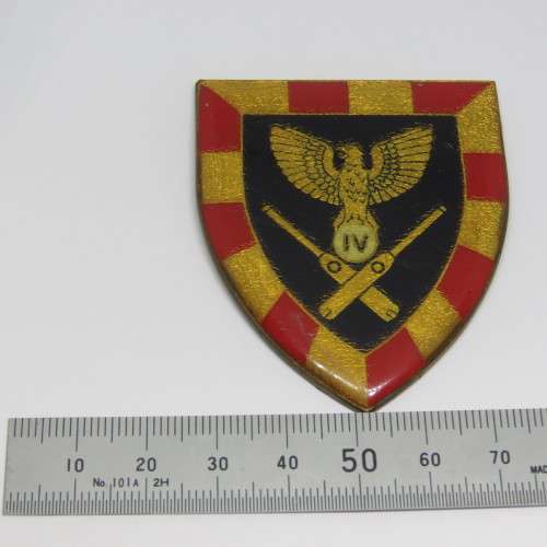 SADF 4 Field regiment shoulder flash - No pins
