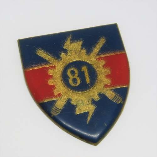 SADF 81 Technical Stores depot shoulder flash - No pins