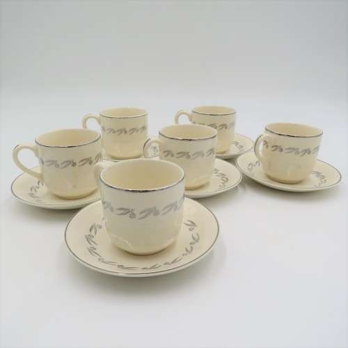 Antique Johnson Bros coffee set - 12 Piece