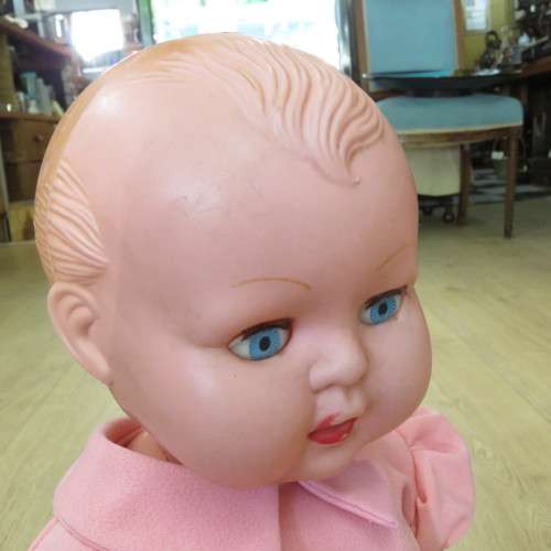 Vintage plastic toy doll - Length 61 cm