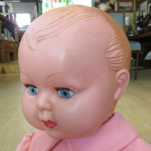 Vintage plastic toy doll - Length 61 cm