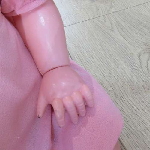 Vintage plastic toy doll - Length 61 cm