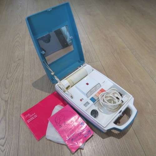 Vintage National MH-7 Hair Dryer in case - Working - Case size 37 x 23 cm