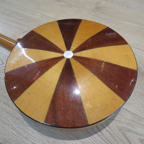Vintage Banjo in case - Some clips missing - But still working - Length 91 cm