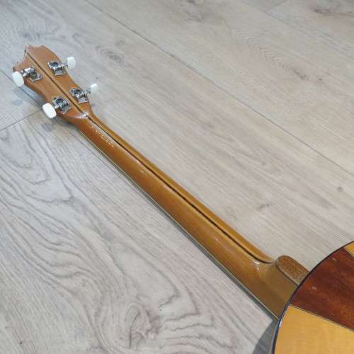Vintage Banjo in case - Some clips missing - But still working - Length 91 cm