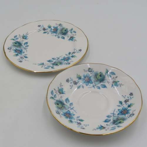 Vintage Queen Anne porcelain trio