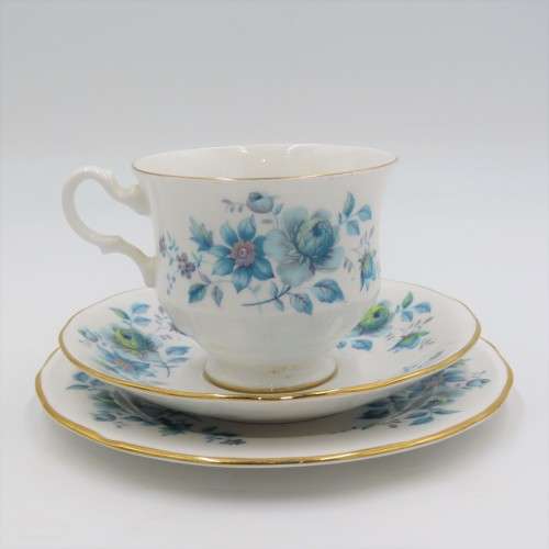 Vintage Queen Anne porcelain trio