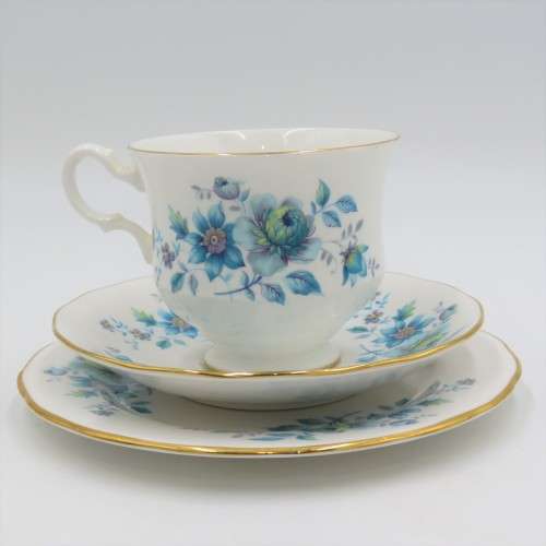 Vintage Queen Anne porcelain trio