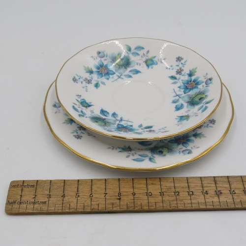 Vintage Queen Anne porcelain trio