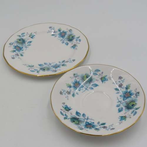 Vintage Queen Anne porcelain trio