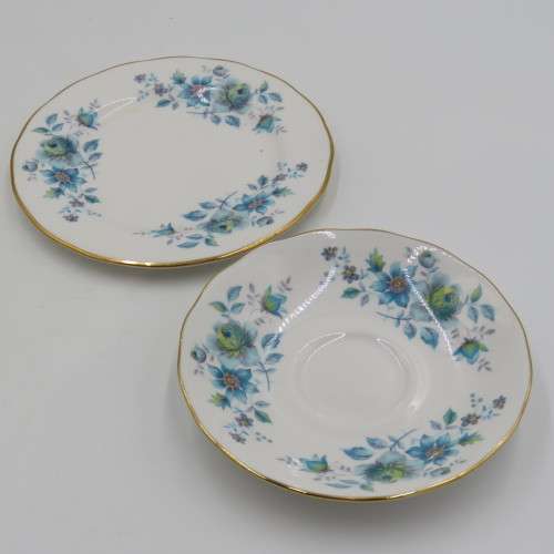 Vintage Queen Anne porcelain trio