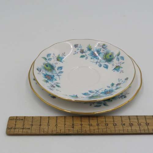 Vintage Queen Anne porcelain trio