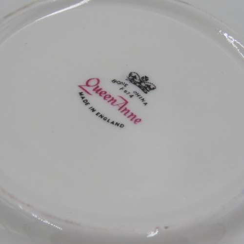 Vintage Queen Anne porcelain trio