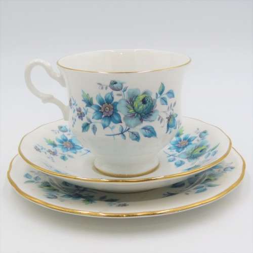 Vintage Queen Anne porcelain trio