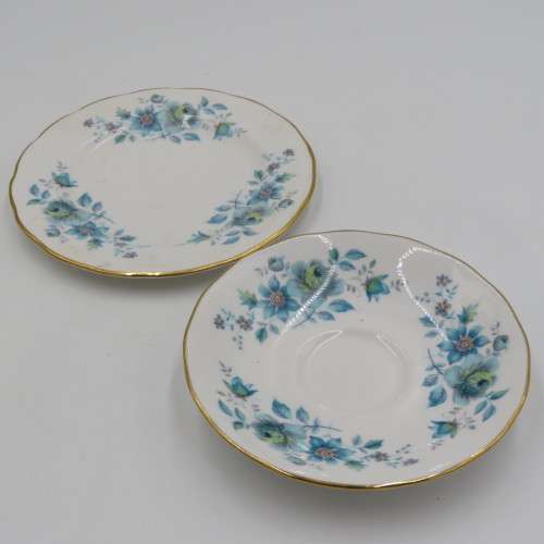 Vintage Queen Anne porcelain trio