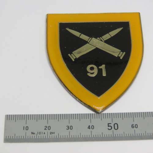 SADF 91 Ammunition depot shoulder flash - No pins