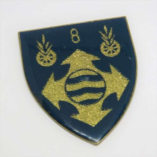 SADF 8 Transport Supply depot shoulder flash - No pins