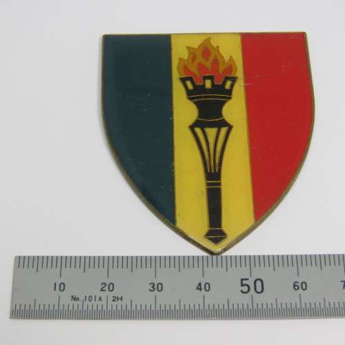 SADF Ordnance Services School shoulder flash - No pins