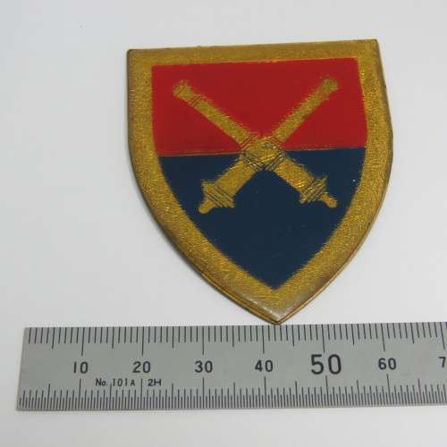 SADF School of Artillery shoulder flash - No pins