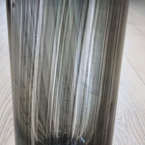 Vintage handmade stained glass flower vase - Length 35 cm