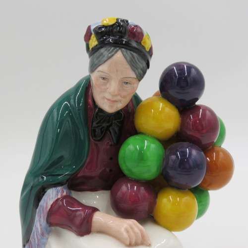 Vintage Royal Doulton HN1315 The Old Balloon seller figurine