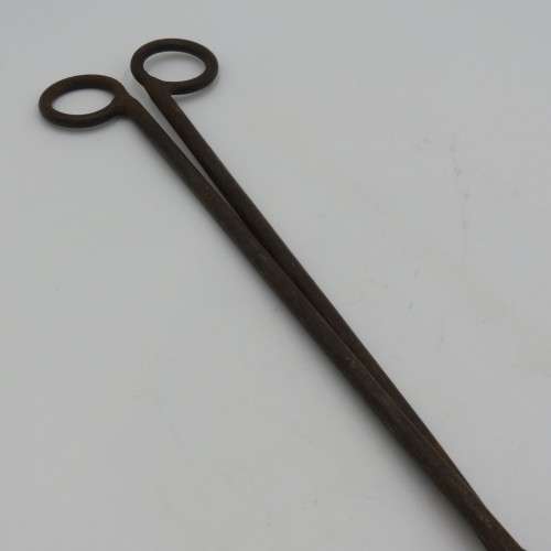 Handmade blacksmith tongs - Length 46 cm