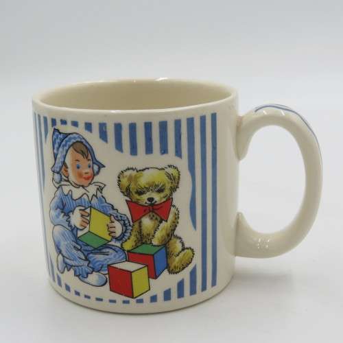 Vintage Royal Norfolk Pottery Andy Pandy children`s breakfast set - Stand not included