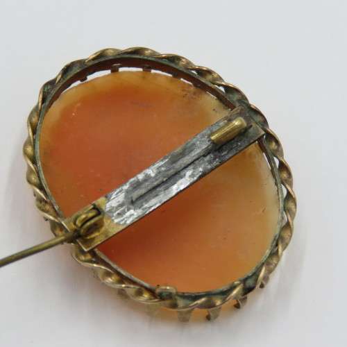 Vintage Cameo brooch in 9kt gold surround - Pin replaced - Weighs 6,2 g
