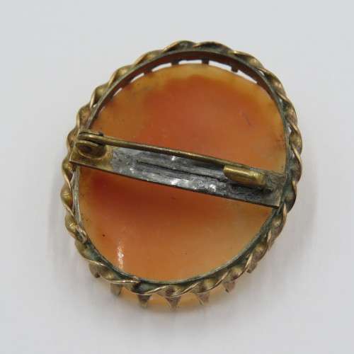 Vintage Cameo brooch in 9kt gold surround - Pin replaced - Weighs 6,2 g