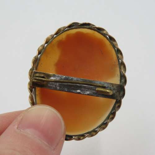 Vintage Cameo brooch in 9kt gold surround - Pin replaced - Weighs 6,2 g