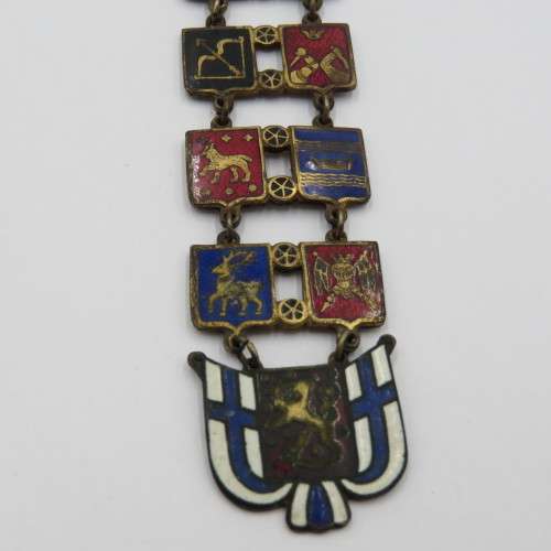 Vintage Suomi Finland souvenir fob