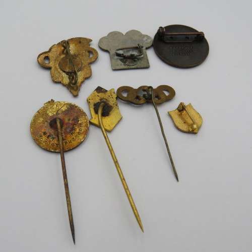 Lot of vintage Olympics pin badges