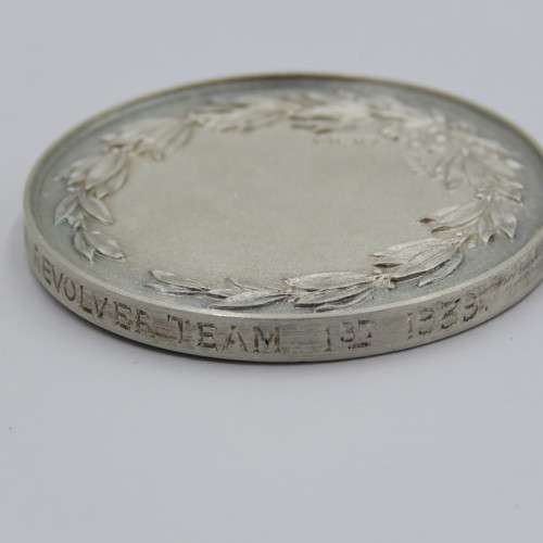 WW2 The Royal Air Force small arms Association sterling silver medallion