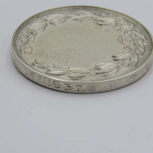 WW2 The Royal Air Force Rifle Association sterling silver medallion
