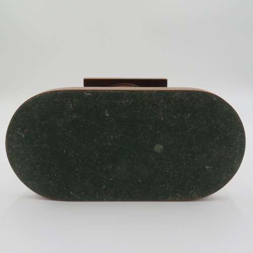 Vintage wooden humidor with stand for 6 smoking pipes
