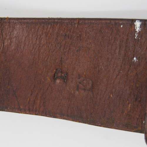 Boer War 10 Pocket / 50 rounds leather .303 ammo bandolier - Length 128 cm