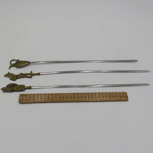 Lot of 3 Turkish skewer sticks