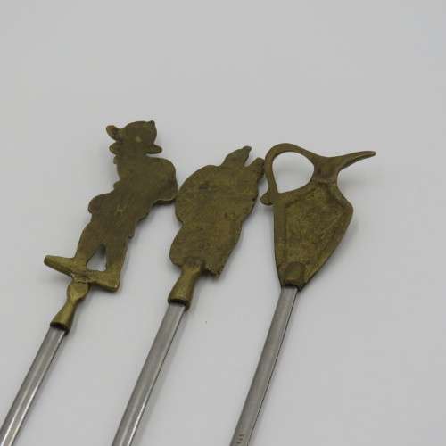 Lot of 3 Turkish skewer sticks