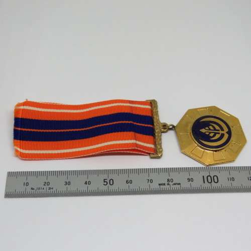 SADF Pro Patria medal - Rifleman MJ Coetzee - #8463 - Low number Swivel type