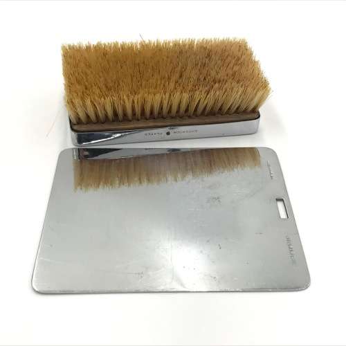 Mens vanity set including - mirror, 2 x talc holders, soap holder, blade holder and more