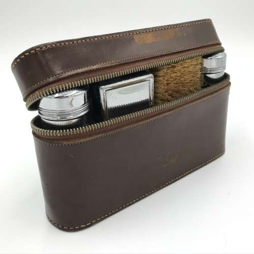 Mens vanity set including - mirror, 2 x talc holders, soap holder, blade holder and more