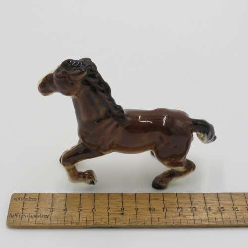 Vintage porcelain horse figurine