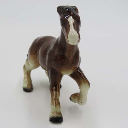 Vintage porcelain horse figurine