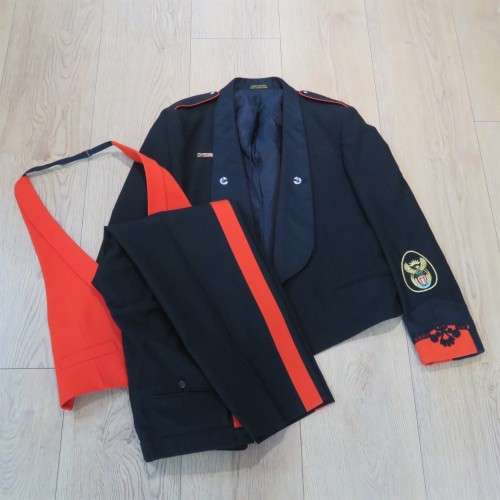 SANDF mess dress uniform - Tunic, Trousers, Waistcoat - Personnel services Corps - Sizes below