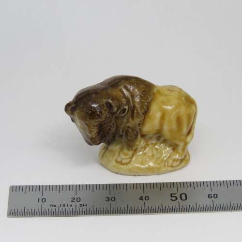 Vintage WADE Whimsies Bison figurine