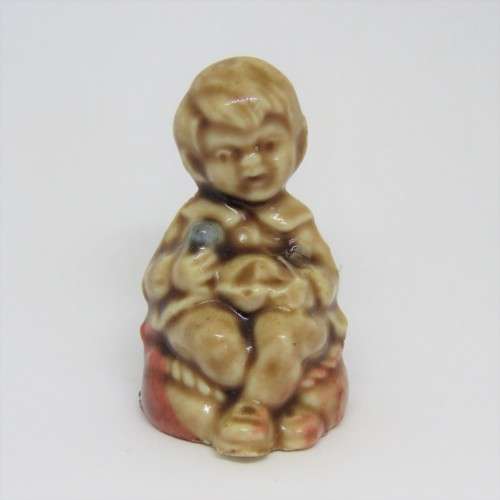 Vintage WADE Whimsies Little Jack Horner figurine