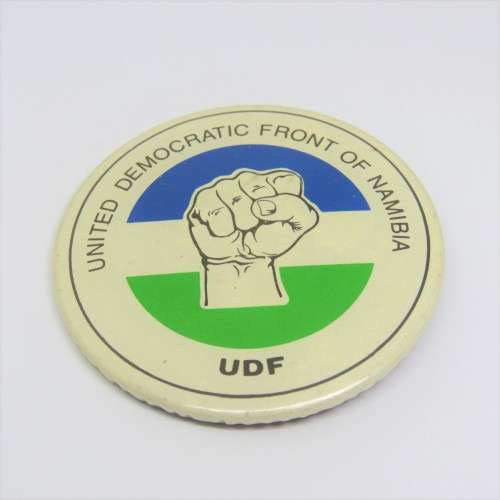 United Democratic Front of Namibia UDF Political Party badge