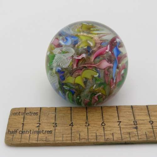 Beautiful handmade glass paperweight