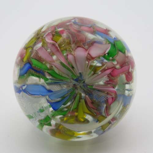 Beautiful handmade glass paperweight