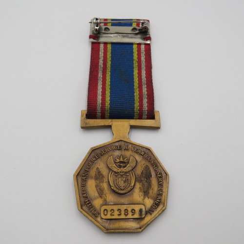 SA Police 10 Year loyal service medal - #023891